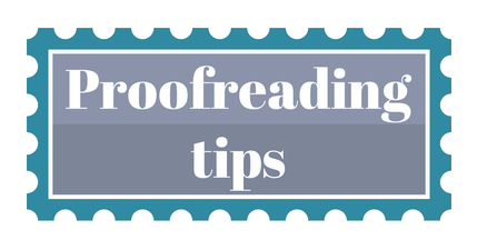 Proofreading Tips