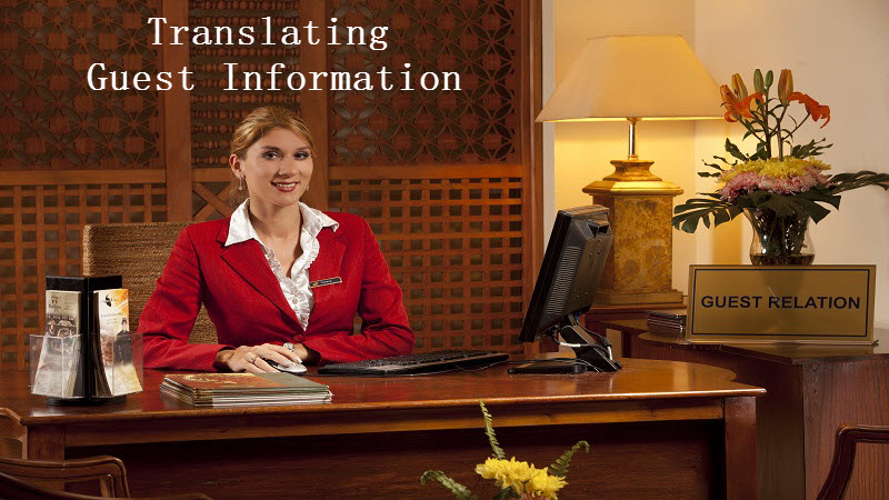 Translating Guest Information